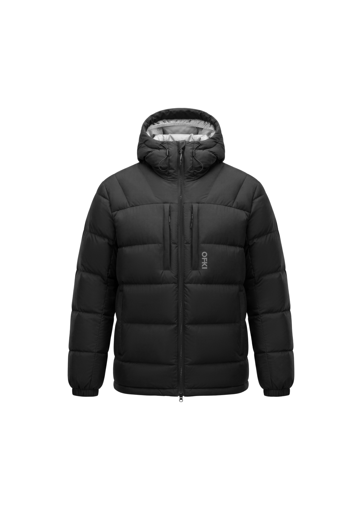 Parka Kuren Pluma Con Gorro Hombre Black Beauty