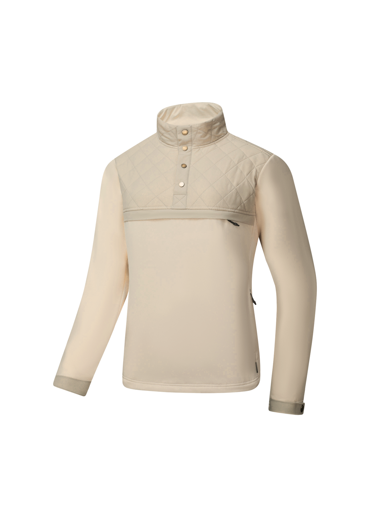 Chaqueta Zulak Padding Lana Merino Mujer Bone White