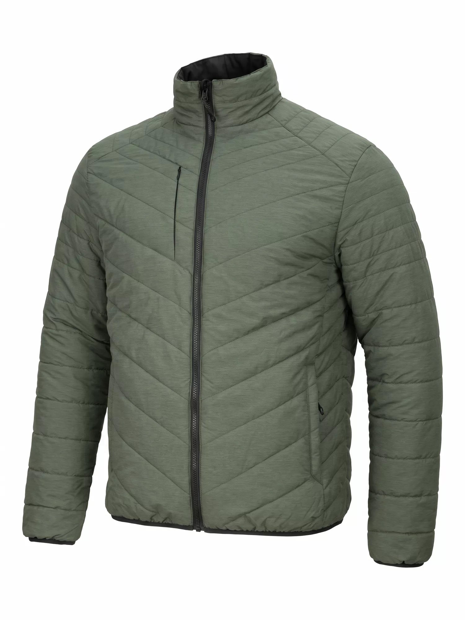Parka Reversible Hombre Thinsulate™ Z-3000 – Negro/Verde para Trabajo y Outdoor Chile