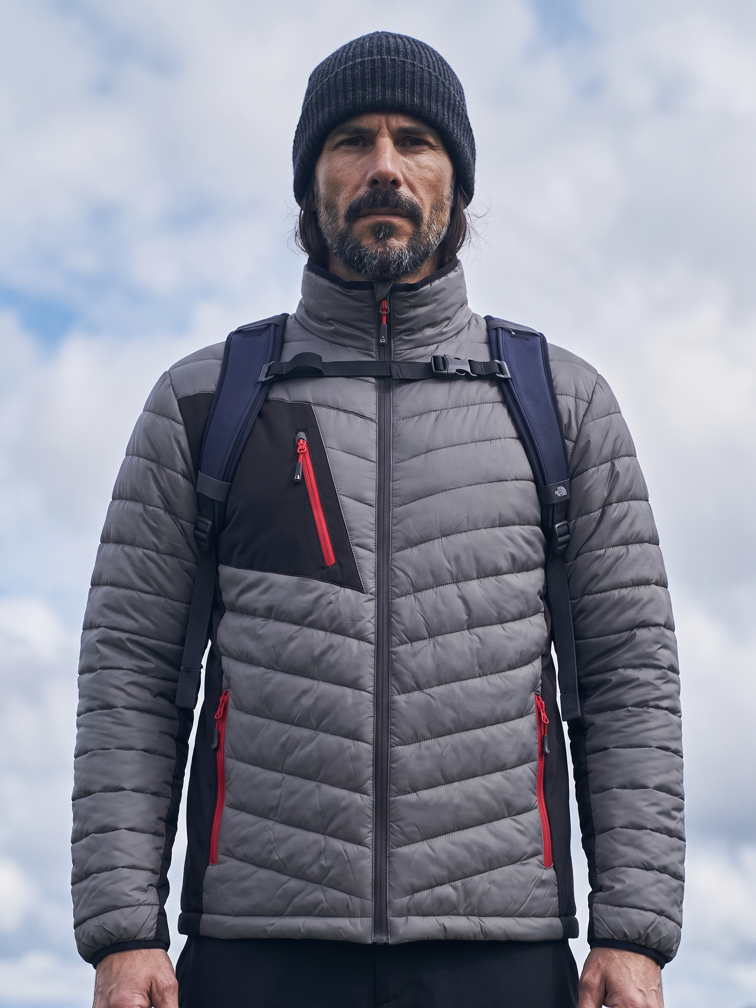 Parka Térmica Hombre Absolute Zero Thinsulate Gris/Negro Z-10000