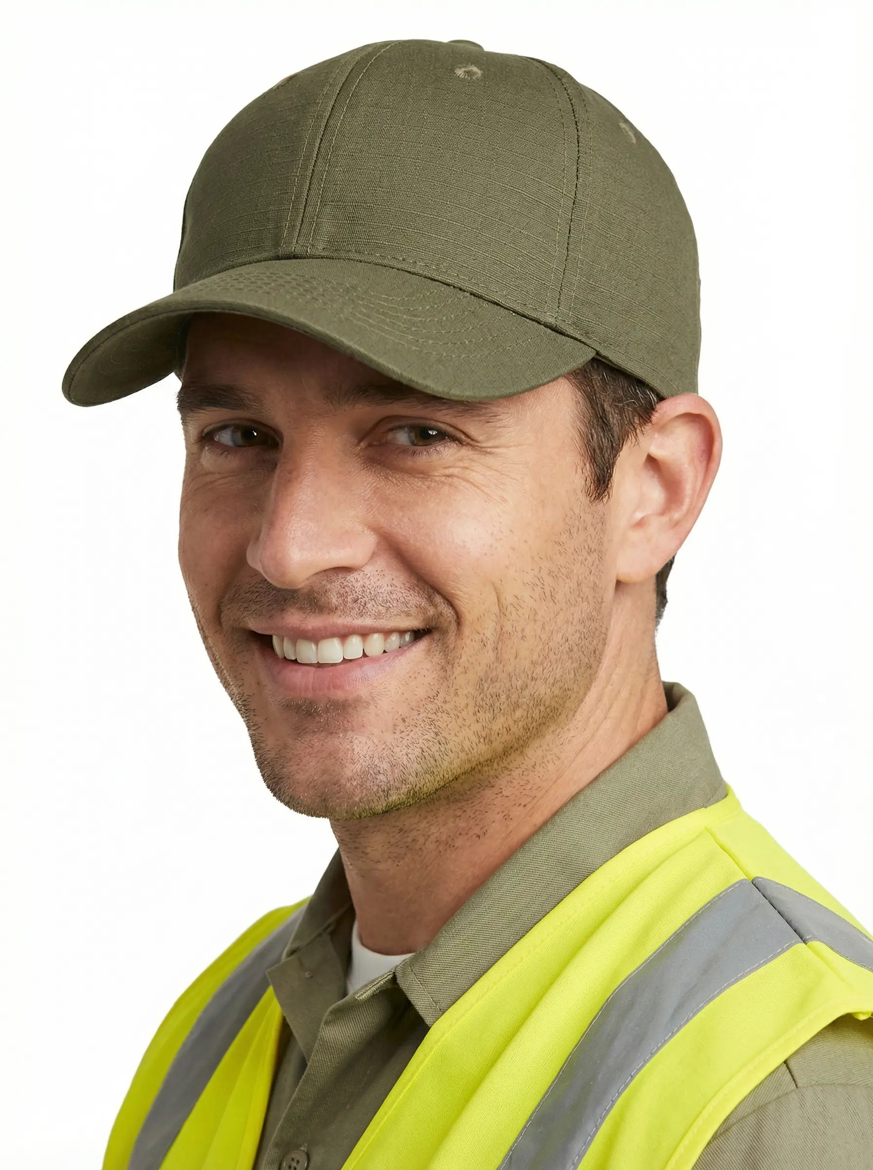 Gorro Gabardina Ripstop Verde Carabinero – Ajuste Metálico y Alta Durabilidad