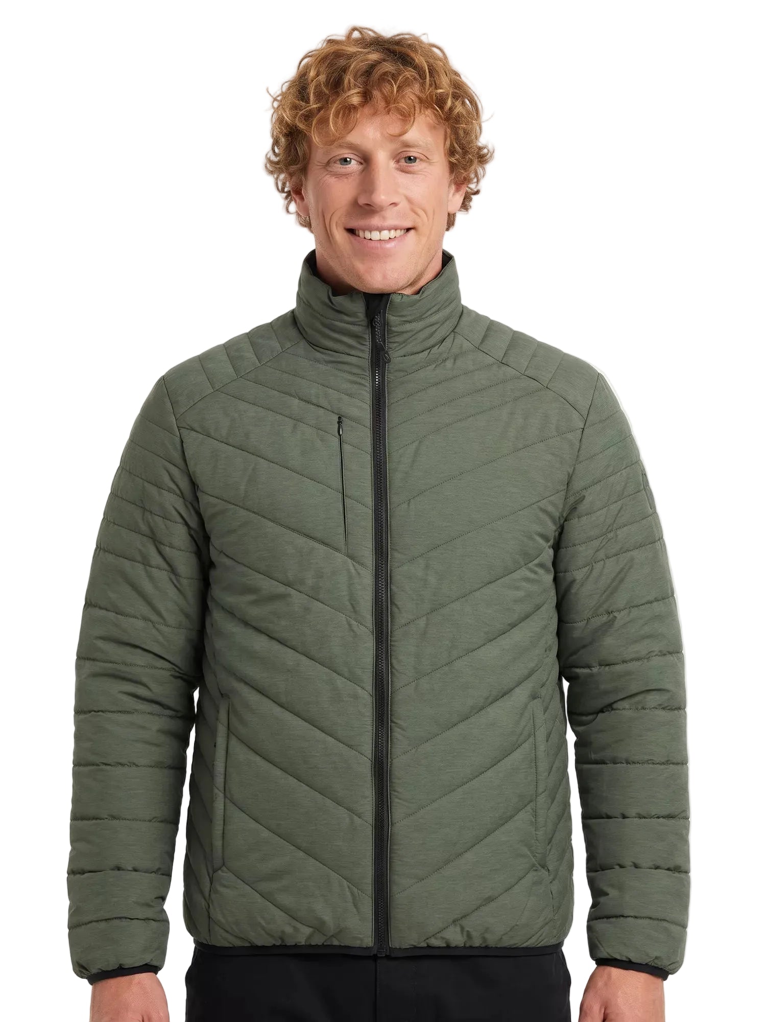 Parka Reversible Hombre Thinsulate™ Z-3000 – Negro/Verde para Trabajo y Outdoor Chile