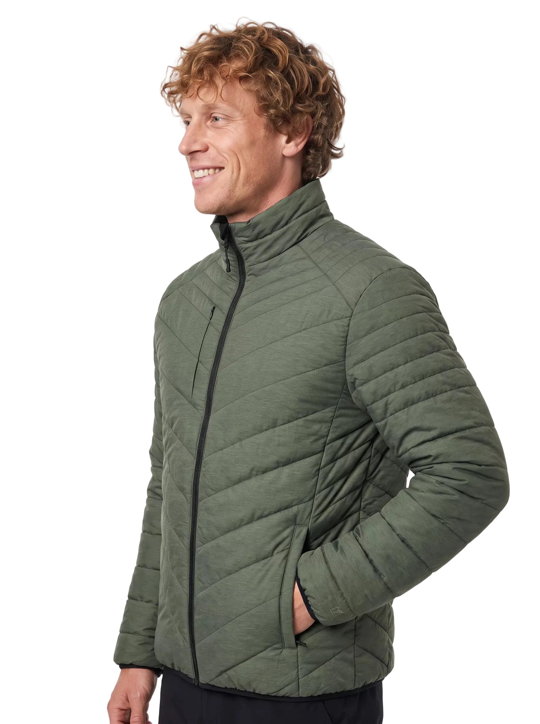 Parka Reversible Hombre Thinsulate™ Z-3000 – Negro/Verde para Trabajo y Outdoor Chile