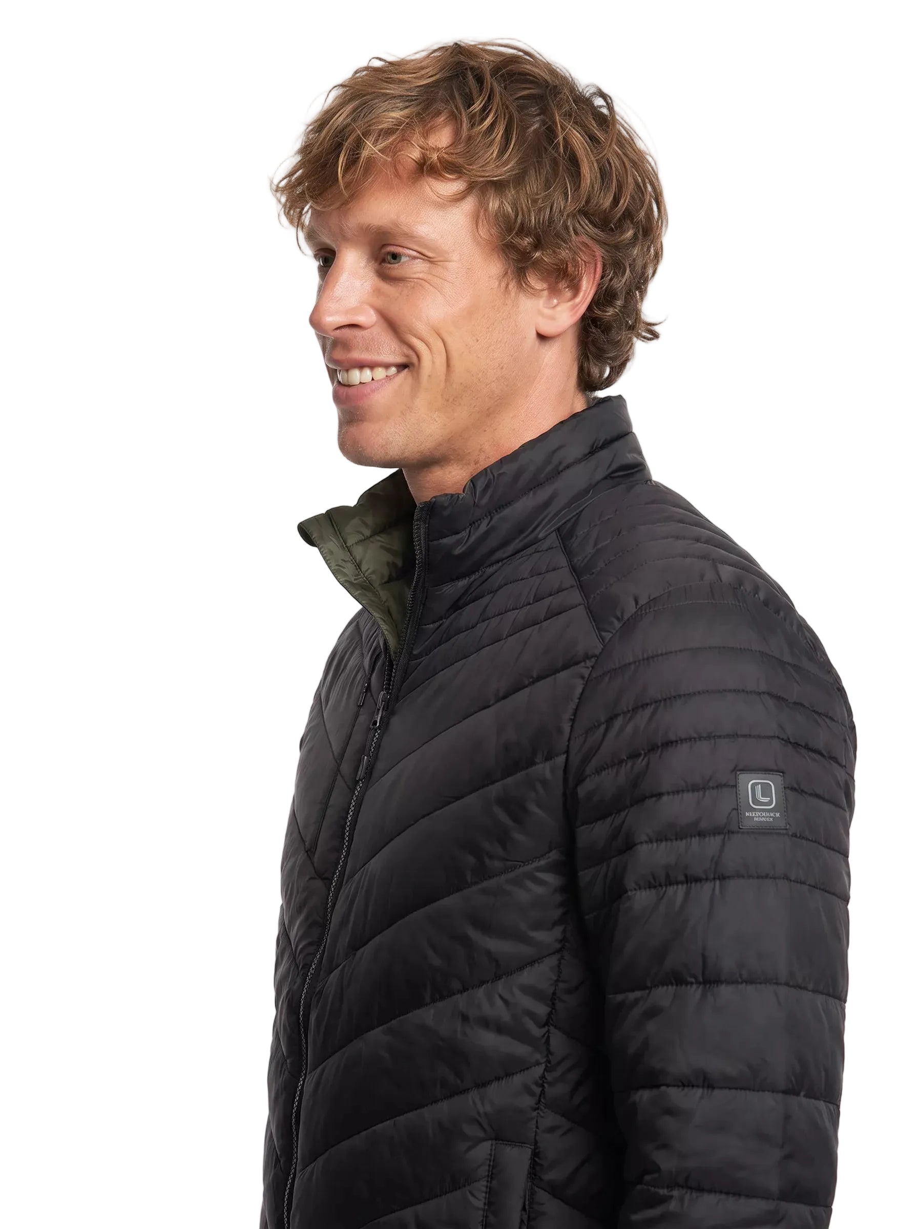 Parka Reversible Hombre Thinsulate™ Z-3000 – Negro/Verde para Trabajo y Outdoor Chile