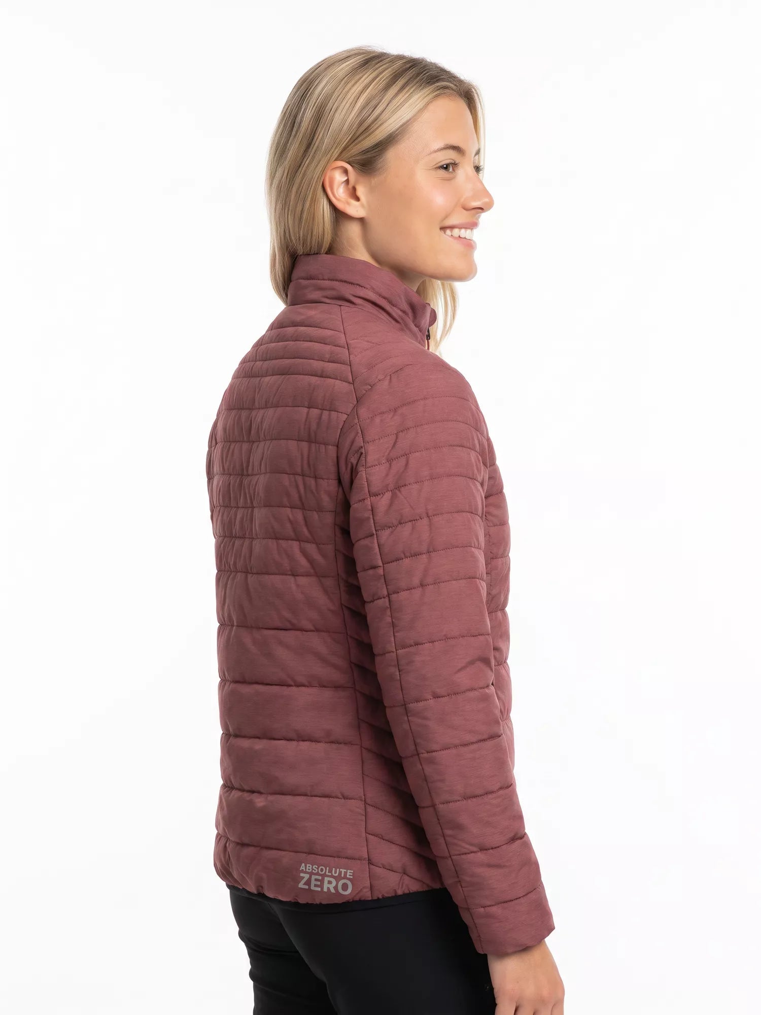 Parka Reversible Mujer Absolute Zero Z-3100 – Thinsulate™ + Nylon Reciclado, Dos Looks en Una Prenda | Negro y Malva