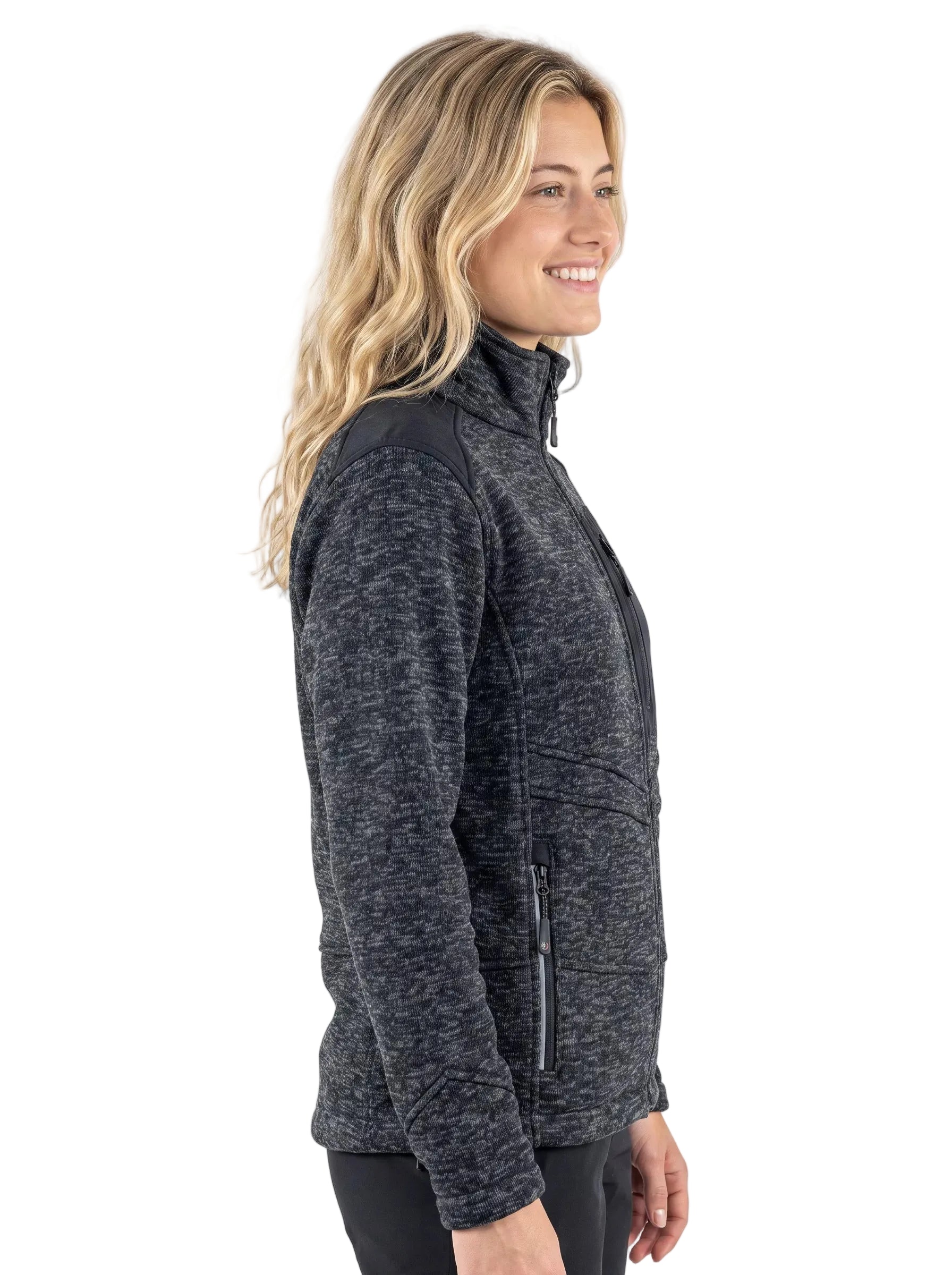 Chaqueta Micropolar Térmica Mujer Absolute Zero Z-301 Gris
