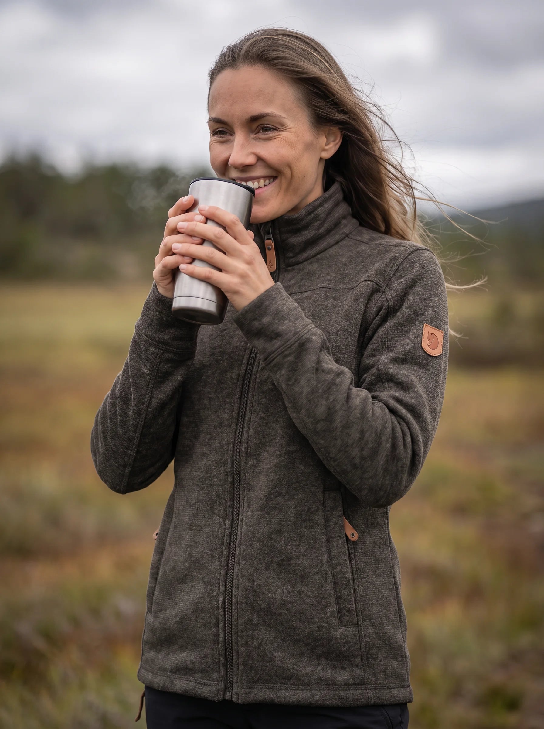 Polar Térmico Mujer OXWEAR Thunder – Tejido Térmico con Cuello Alto y Corte Femenino para Invierno y Outdoor