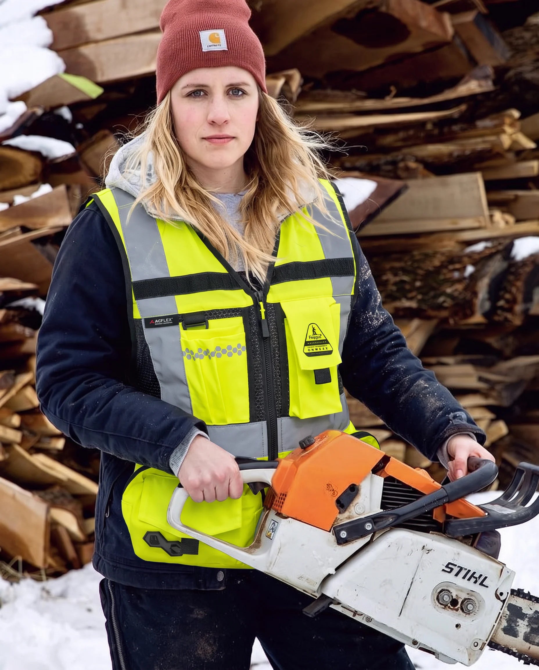 Chaleco Geólogo N1 Phoenix Peregrin Mujer – High Vis Premium