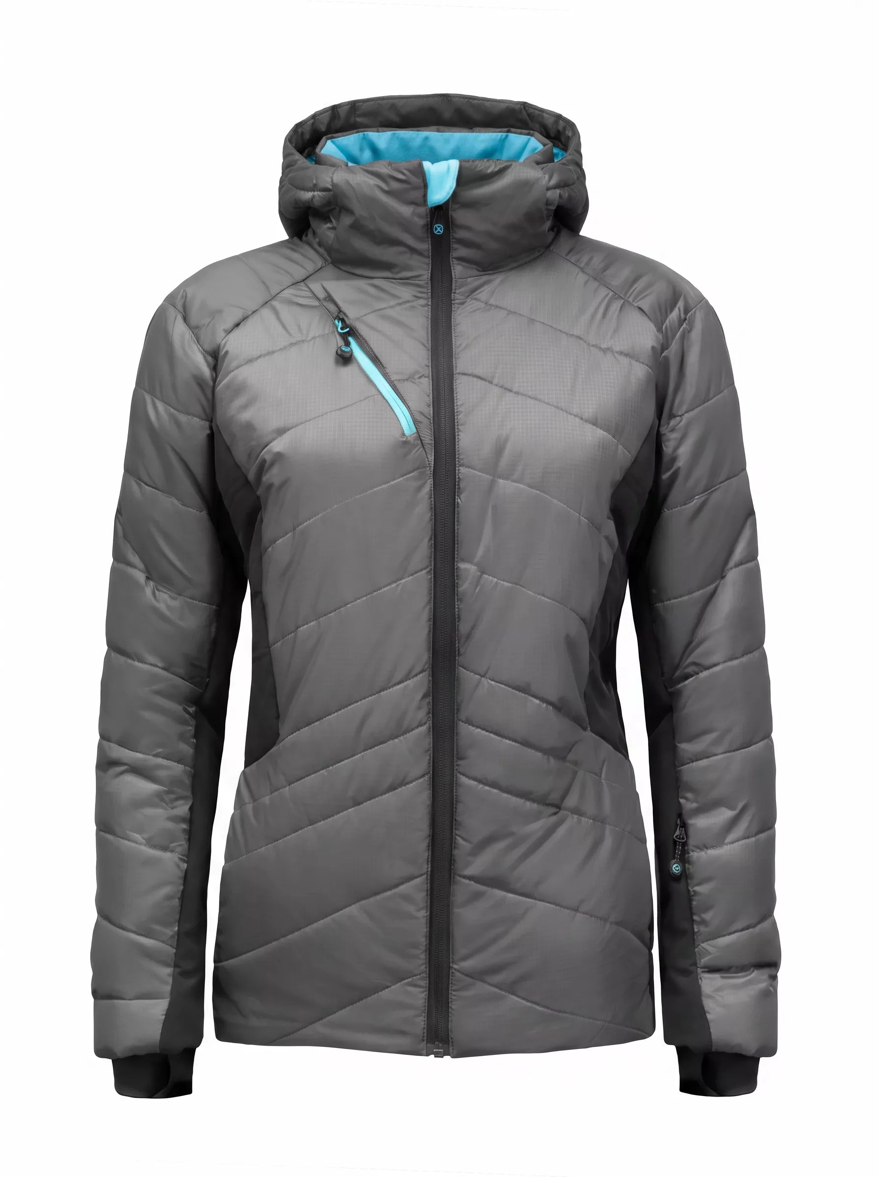 Parka Térmica Mujer Absolute Zero Thinsulate Gris/Negro Z-9100