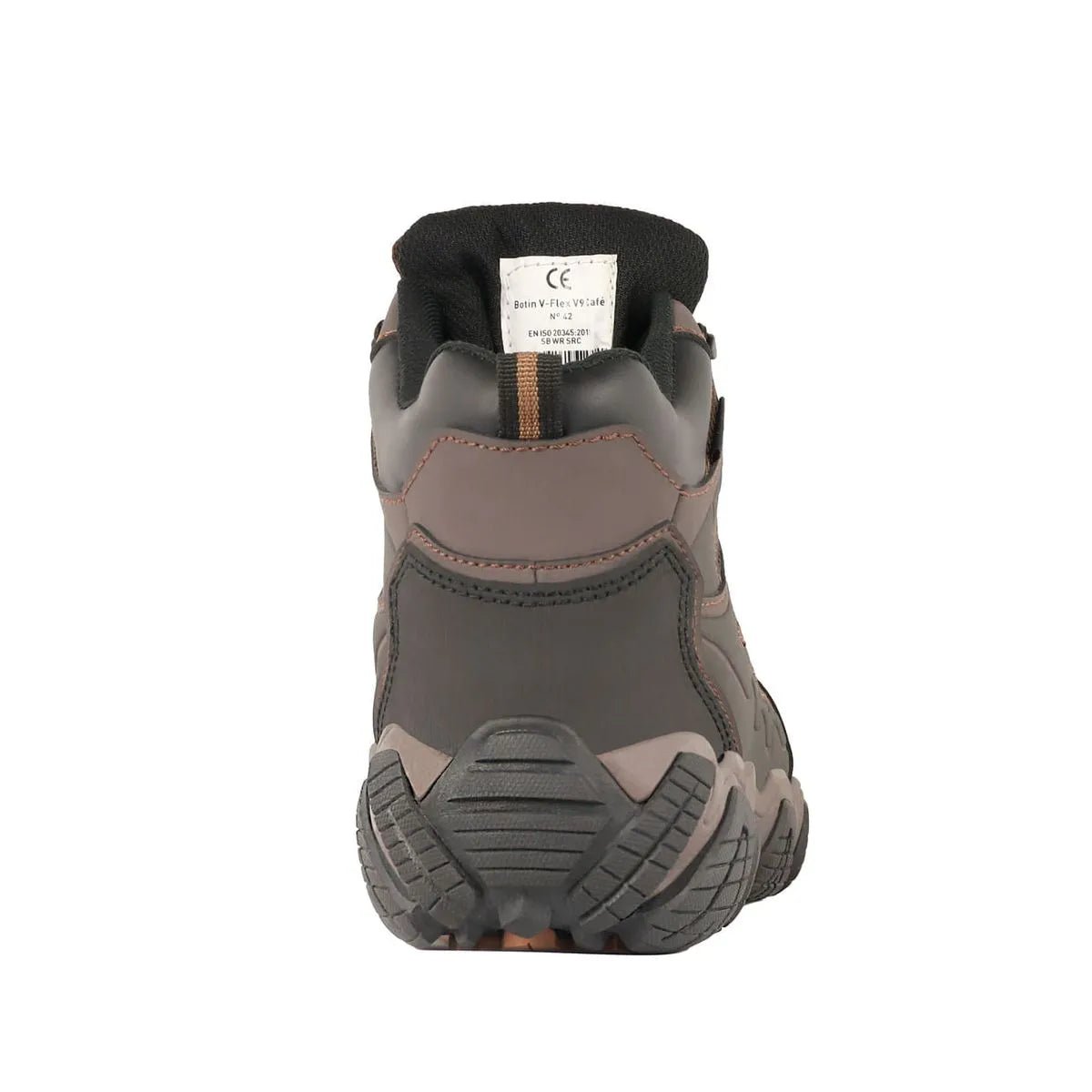 Botín de Seguridad V - Flex V9 Café – Waterproof, Dieléctrico y Antideslizante - Anditek
