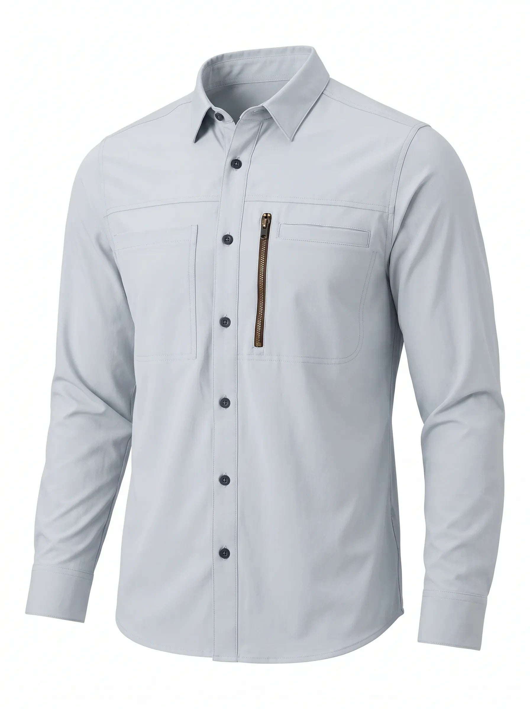 Camisa Técnica Antiácida Hombre Oxwear Kiruna – UPF 50+ Zonas Ventilación Slim Fit Chile
