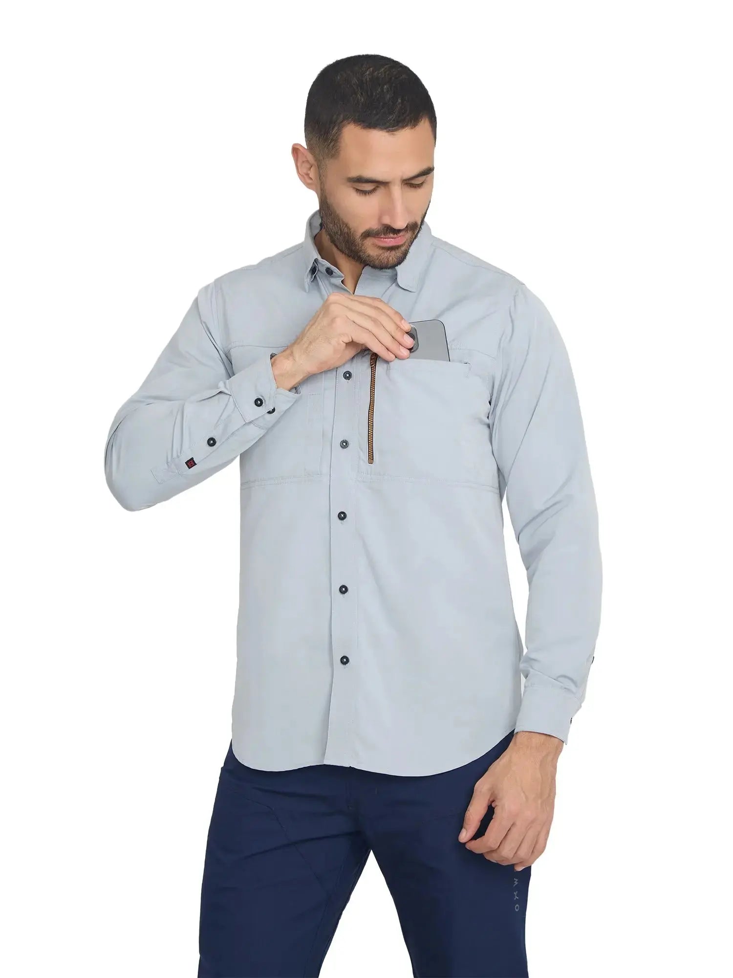 Camisa Técnica Antiácida Hombre Oxwear Kiruna - Anditek