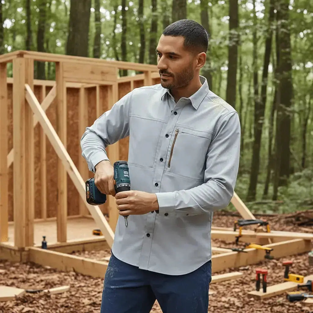 Camisa Técnica Antiácida Hombre Oxwear Kiruna - Anditek