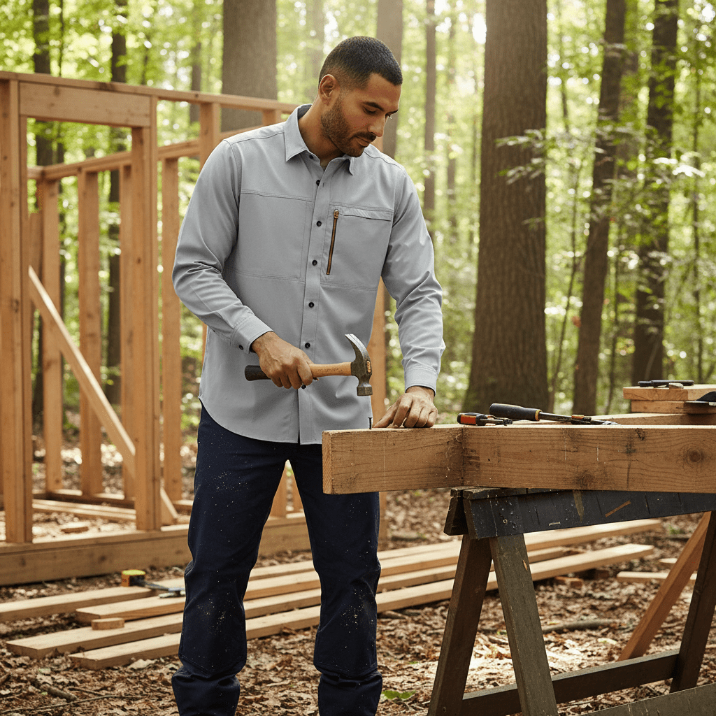 Camisa Técnica Antiácida Hombre Oxwear Kiruna - Anditek