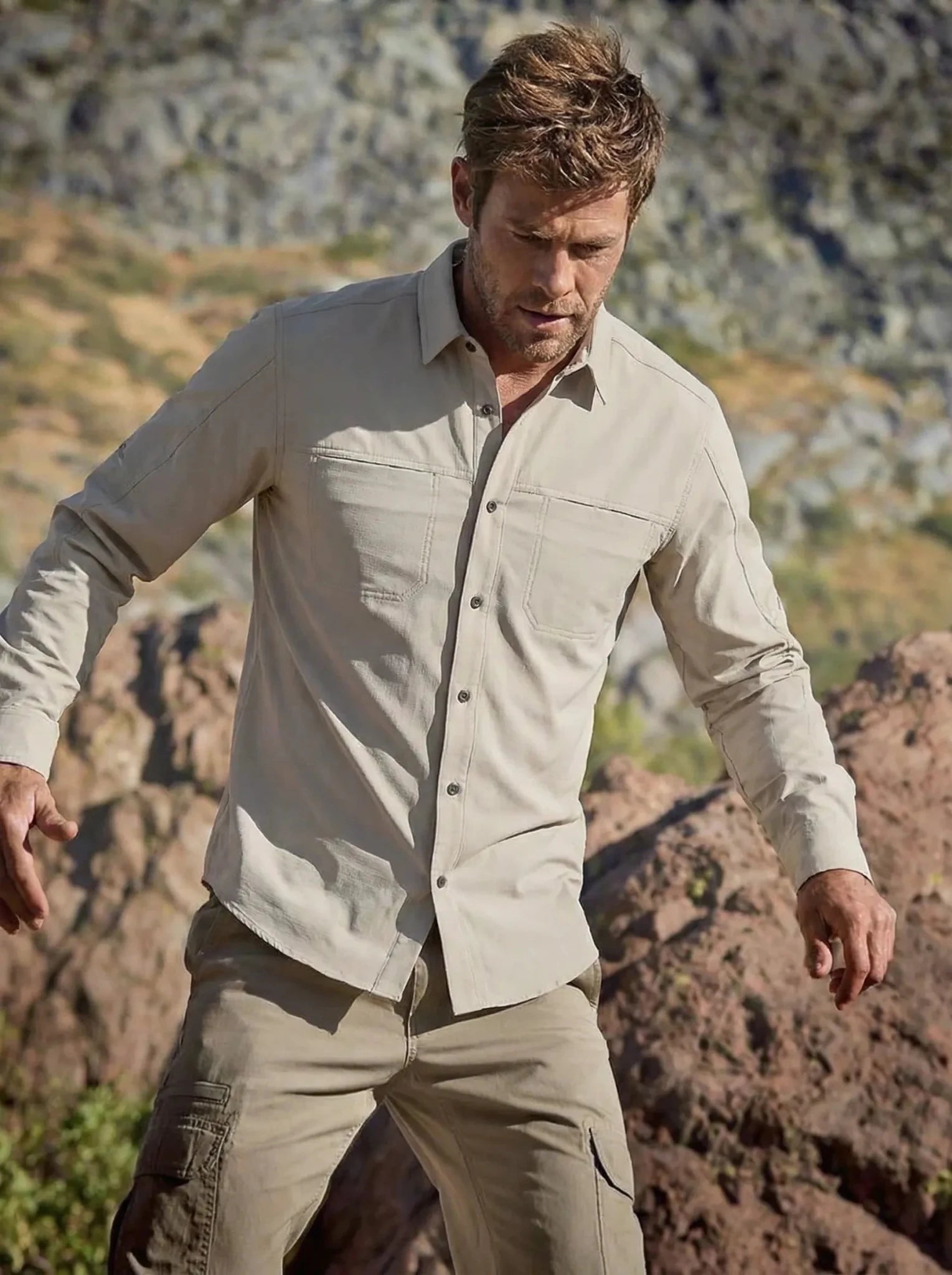 Camisa Técnica Antiácida Oxwear Atacama – UPF 50+ Antidesgarro Slim Fit 5 Colores Chile - Anditek