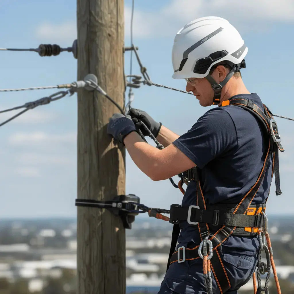 Casco de Seguridad V - Gard H1 Novent Fast Track - Anditek