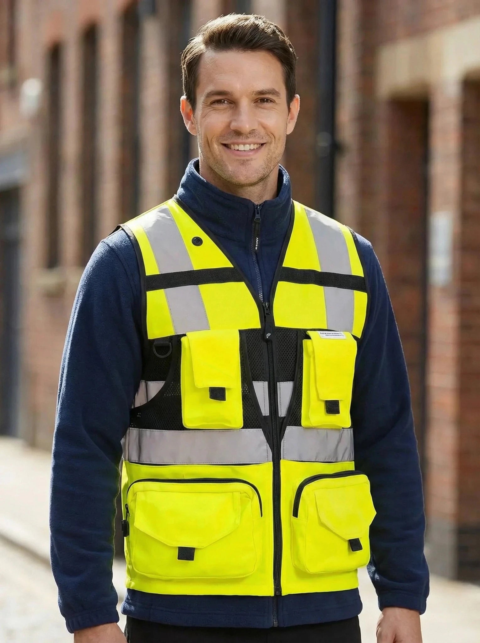 Chaleco de geólogo de alta visibilidad Activex - Anditek