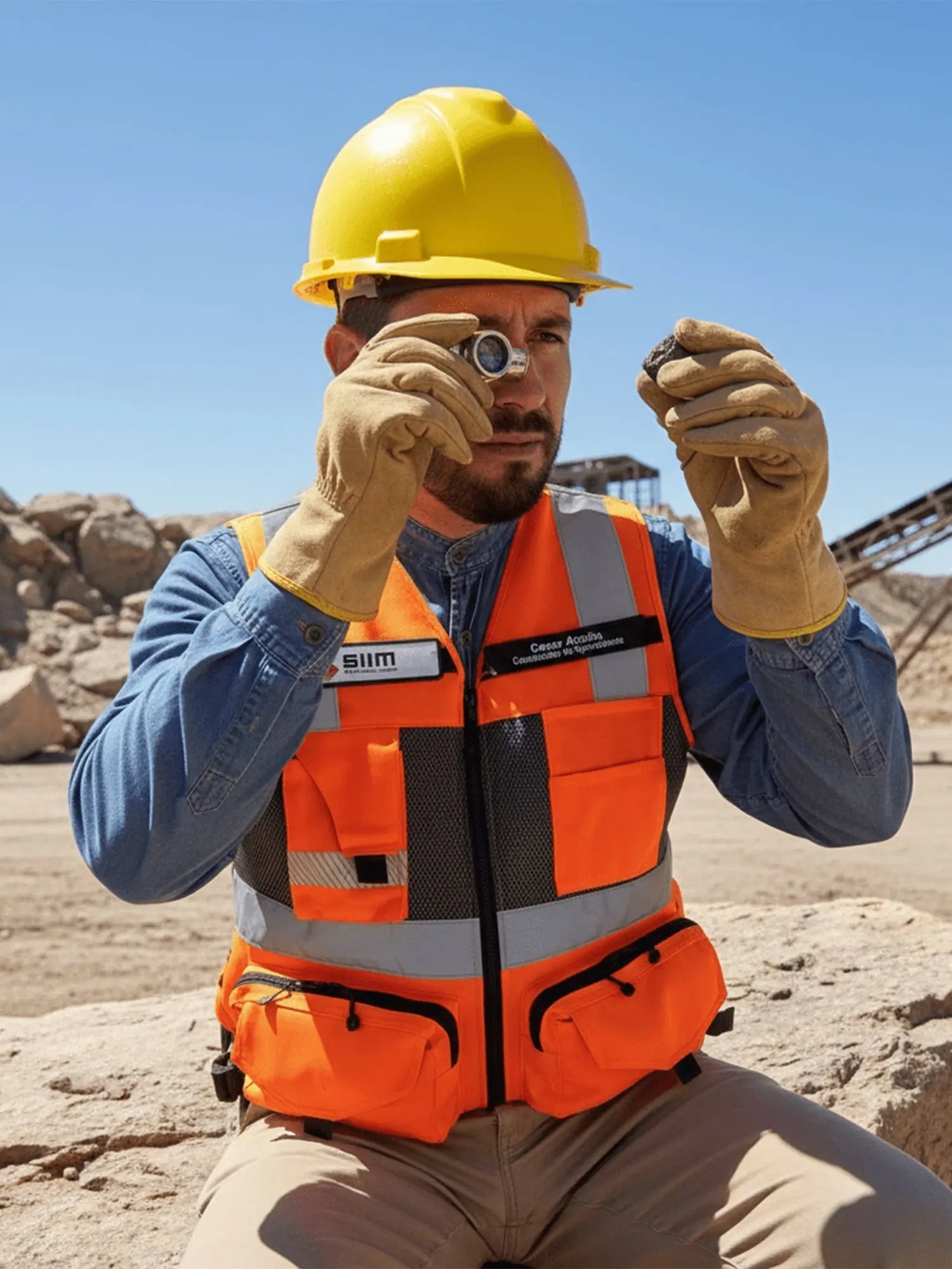 Chaleco Geólogo Activex Copper Reflectante 360º Basico - Anditek