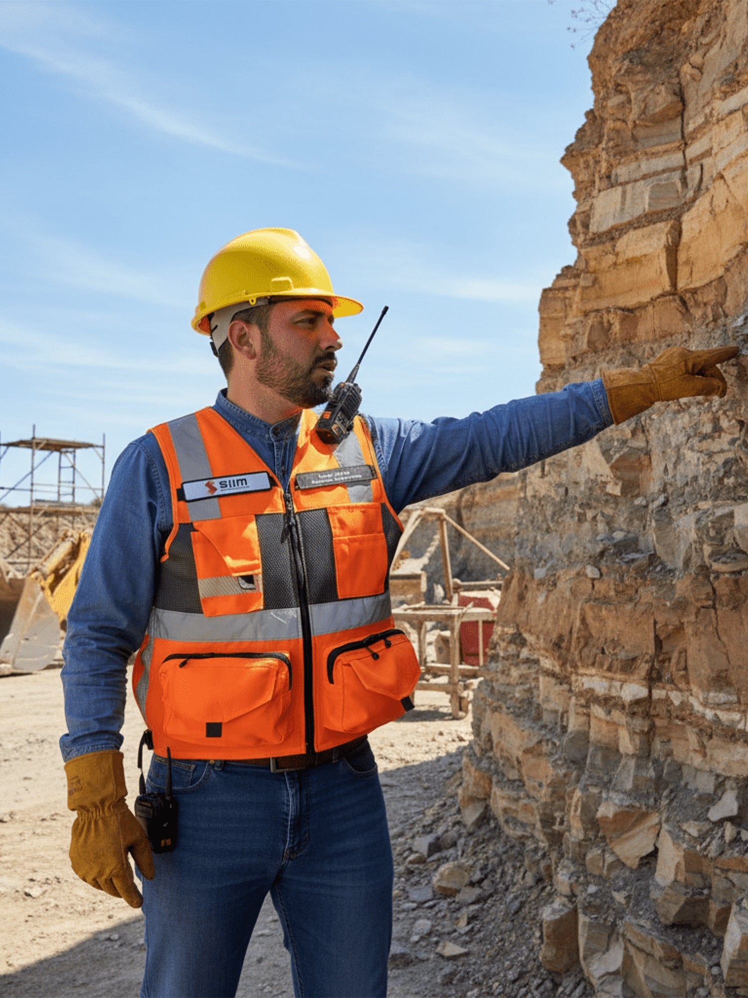 Chaleco Geólogo Activex Copper Reflectante 360º Basico - Anditek