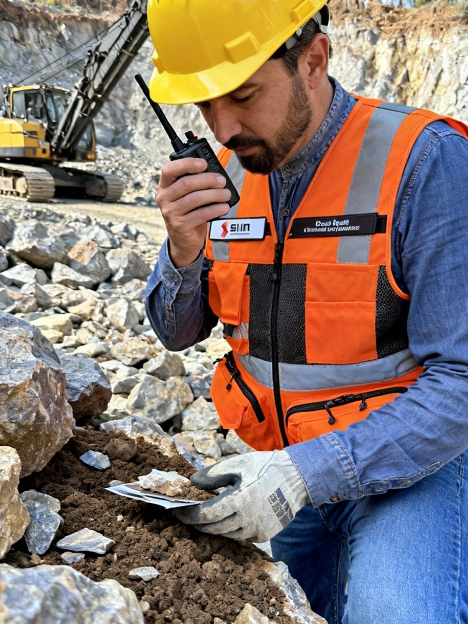 Chaleco Geólogo Activex Copper Reflectante 360º Basico - Anditek