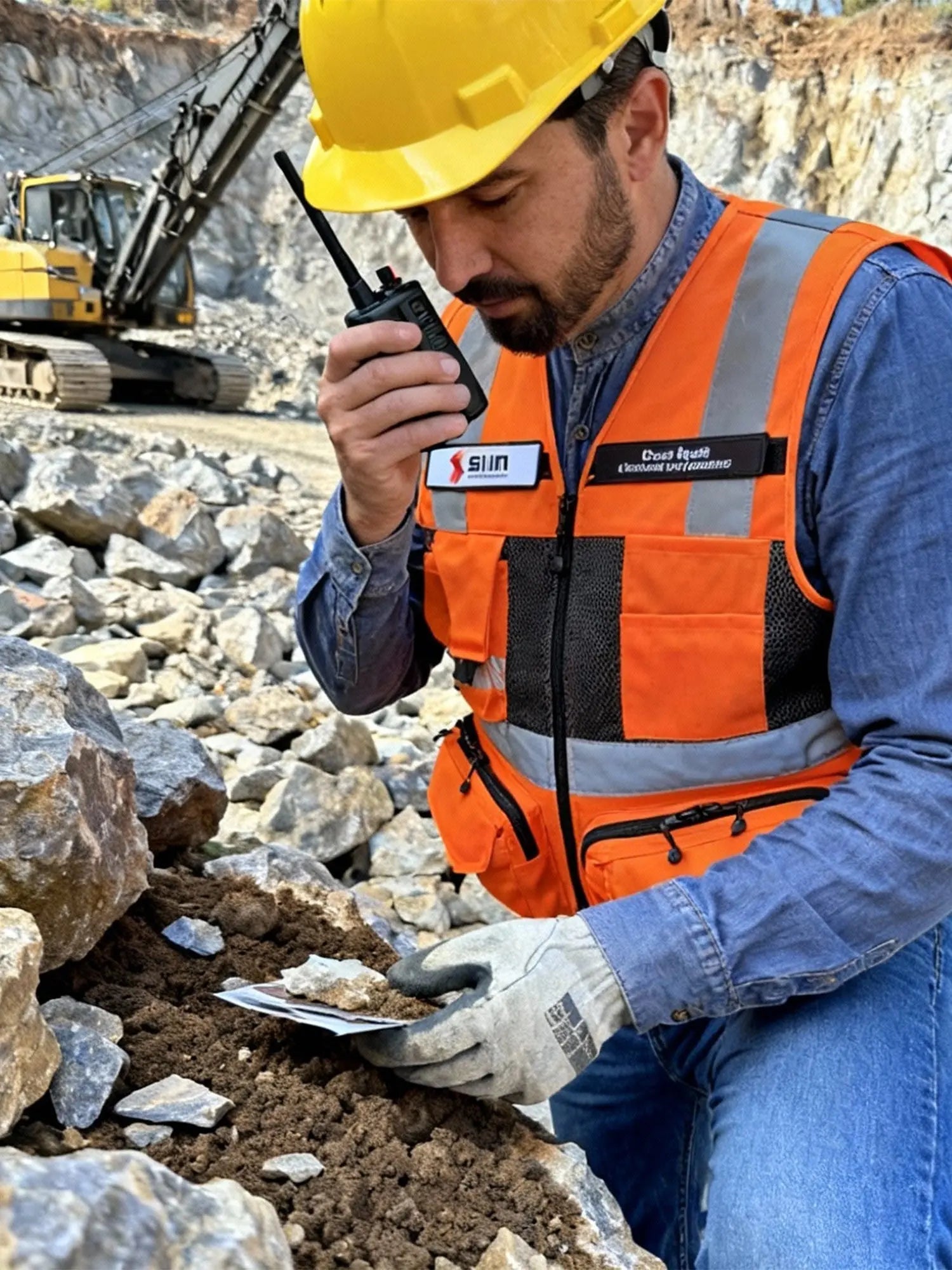 Chaleco Geólogo Activex Copper Reflectante 360º Basico - Anditek