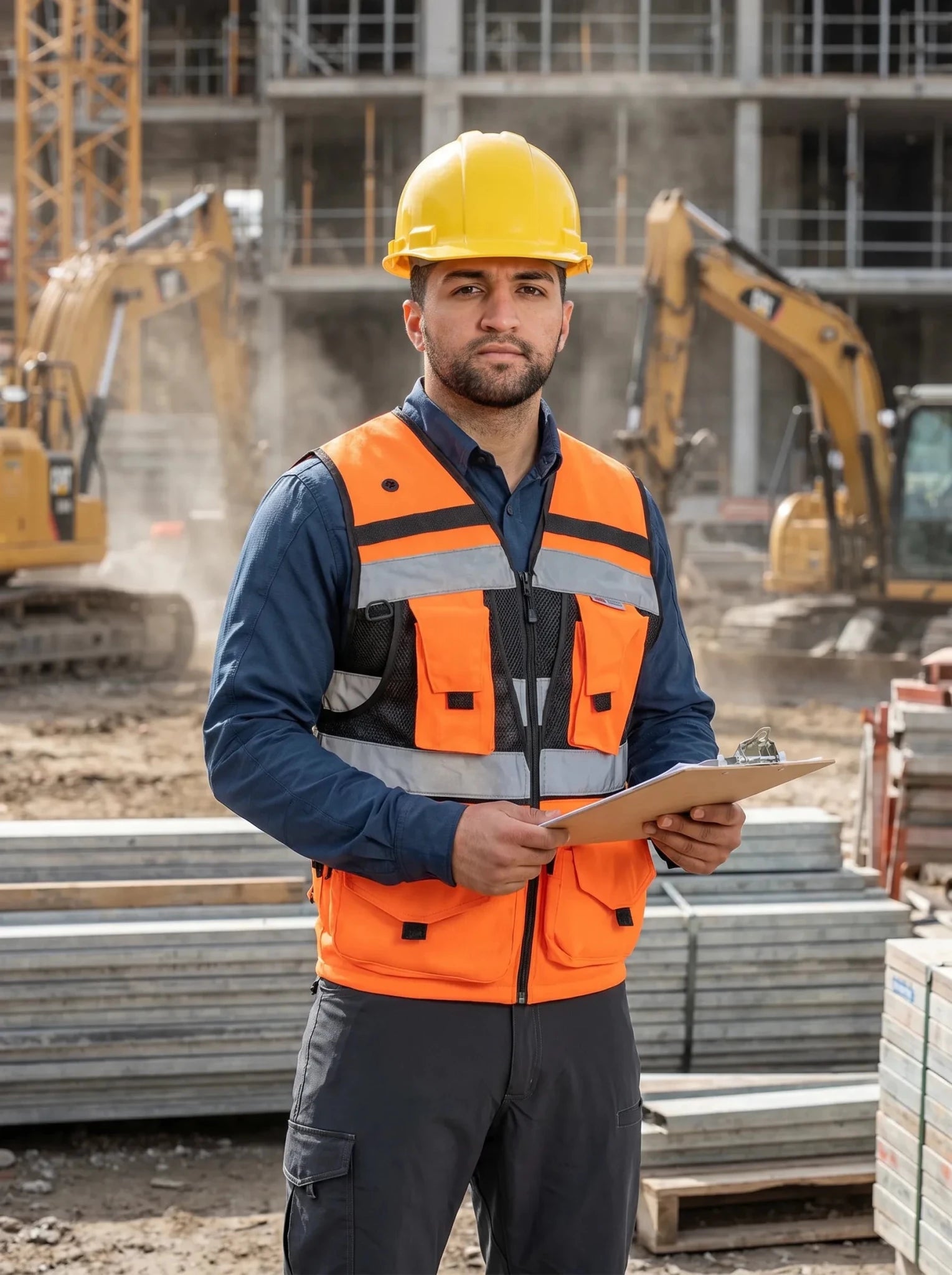 Chaleco Geólogo Alta Visibilidad Activex® | Reflectantes 3M™ | Certificado EN 20471 - Anditek