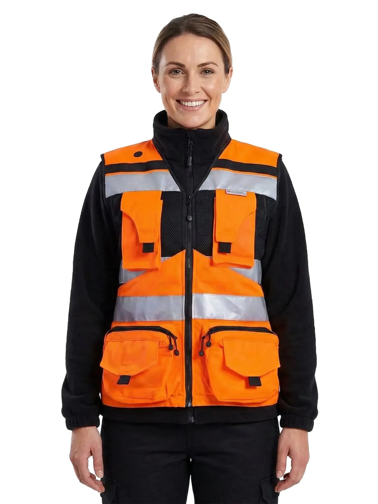 Chaleco Geólogo Mujer Miner Naranjo - Anditek