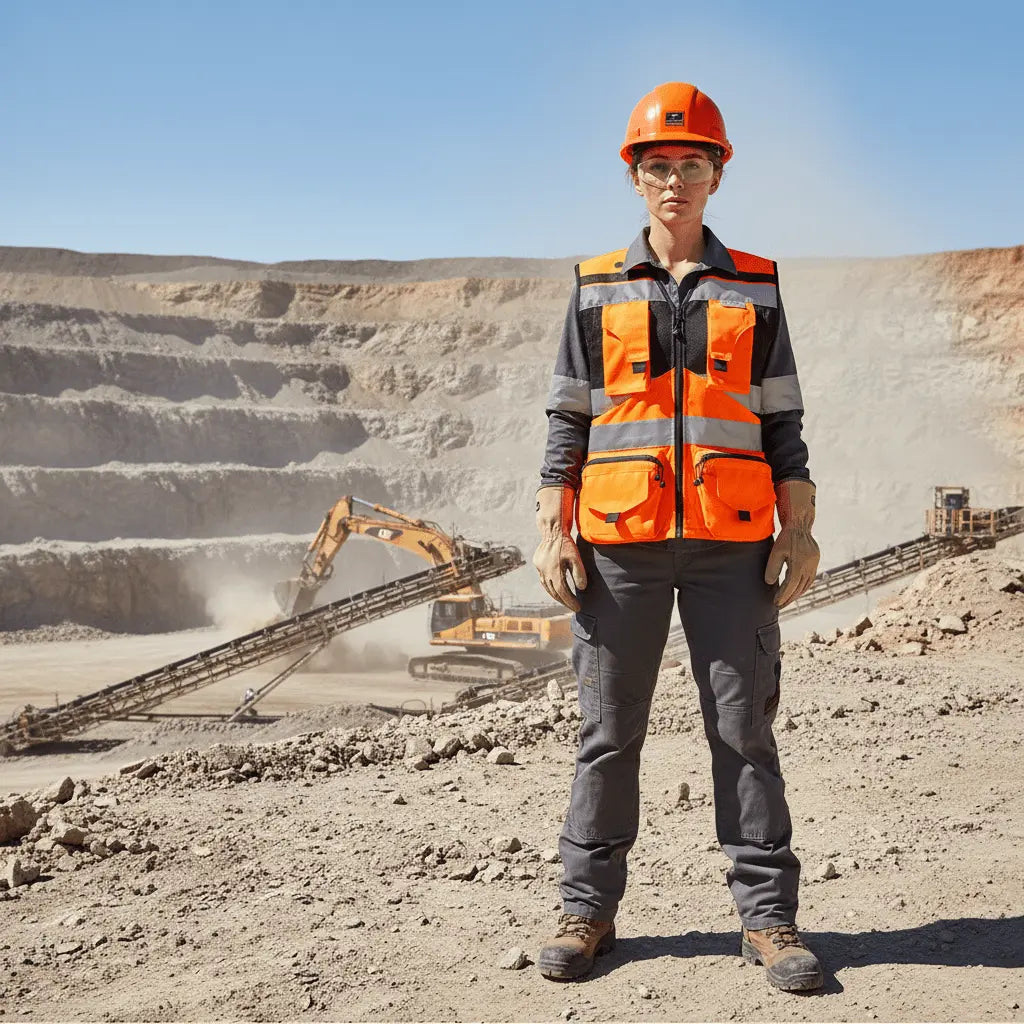 Chaleco Geólogo Mujer Miner Naranjo - Anditek