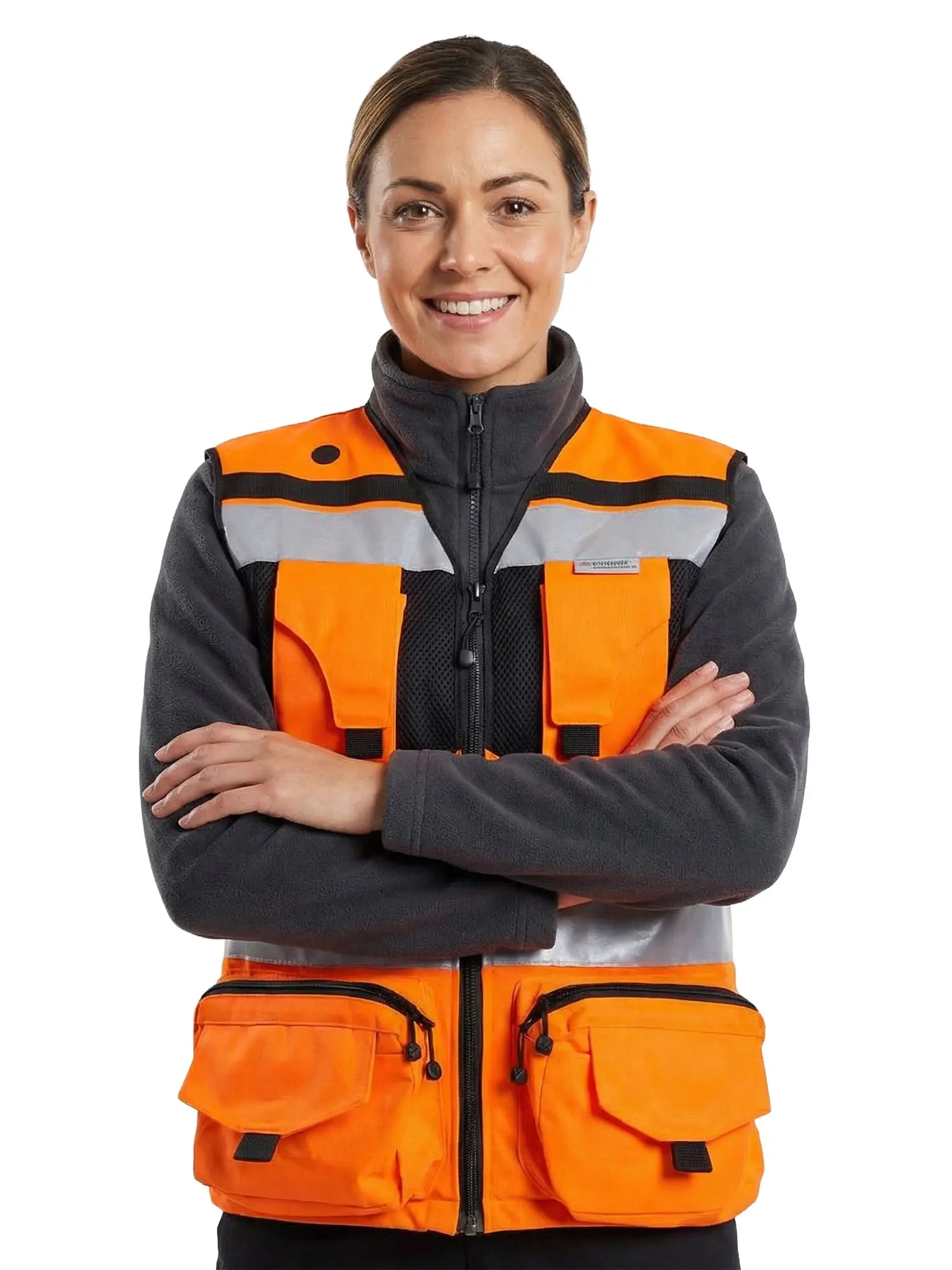 Chaleco Geólogo Mujer Miner Naranjo - Anditek