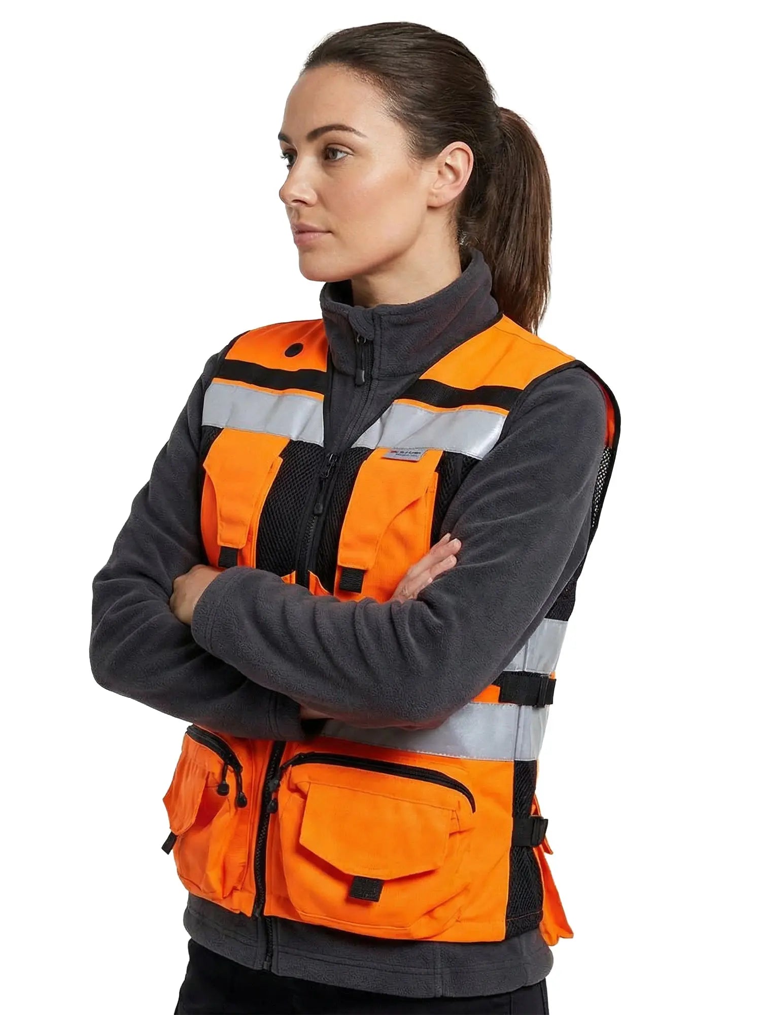 Chaleco Geólogo Mujer Miner Naranjo - Anditek