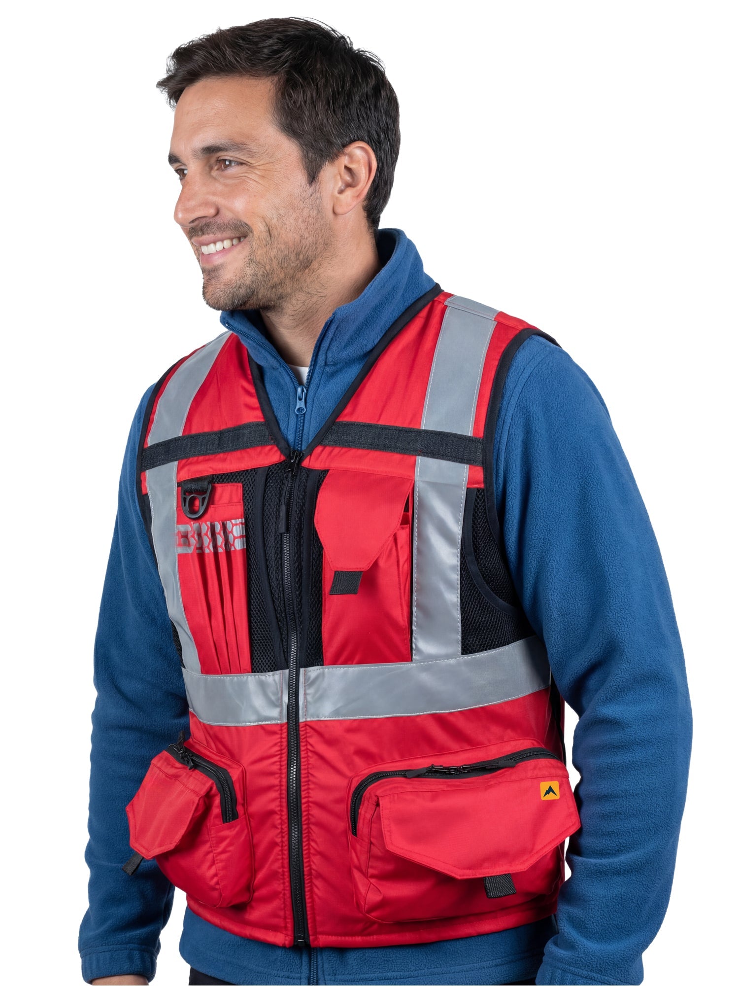 Chaleco Geólogo N1 Hombre Rojo Anditek - Anditek