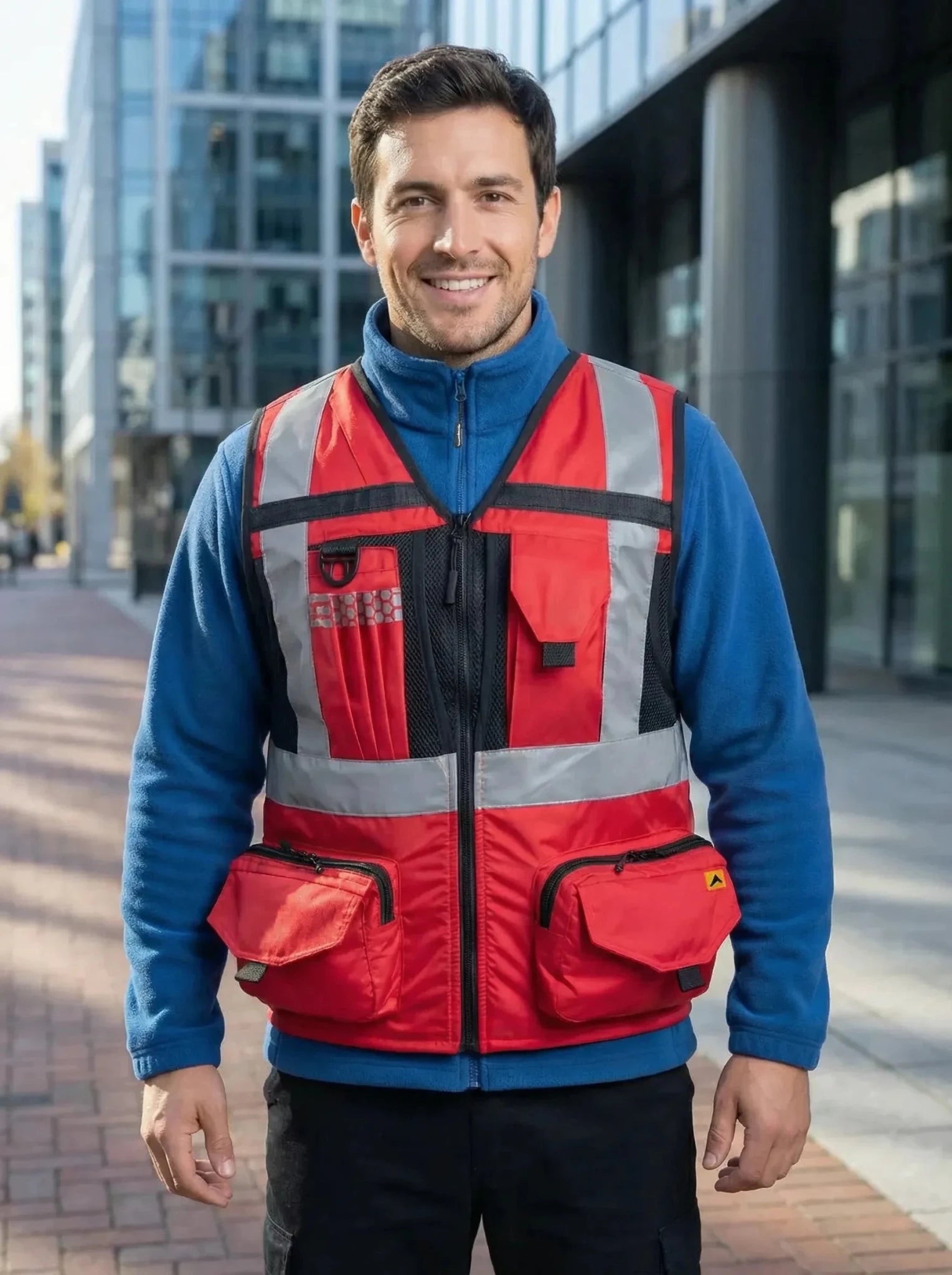 Chaleco Geólogo N1 Hombre Rojo Anditek - Anditek