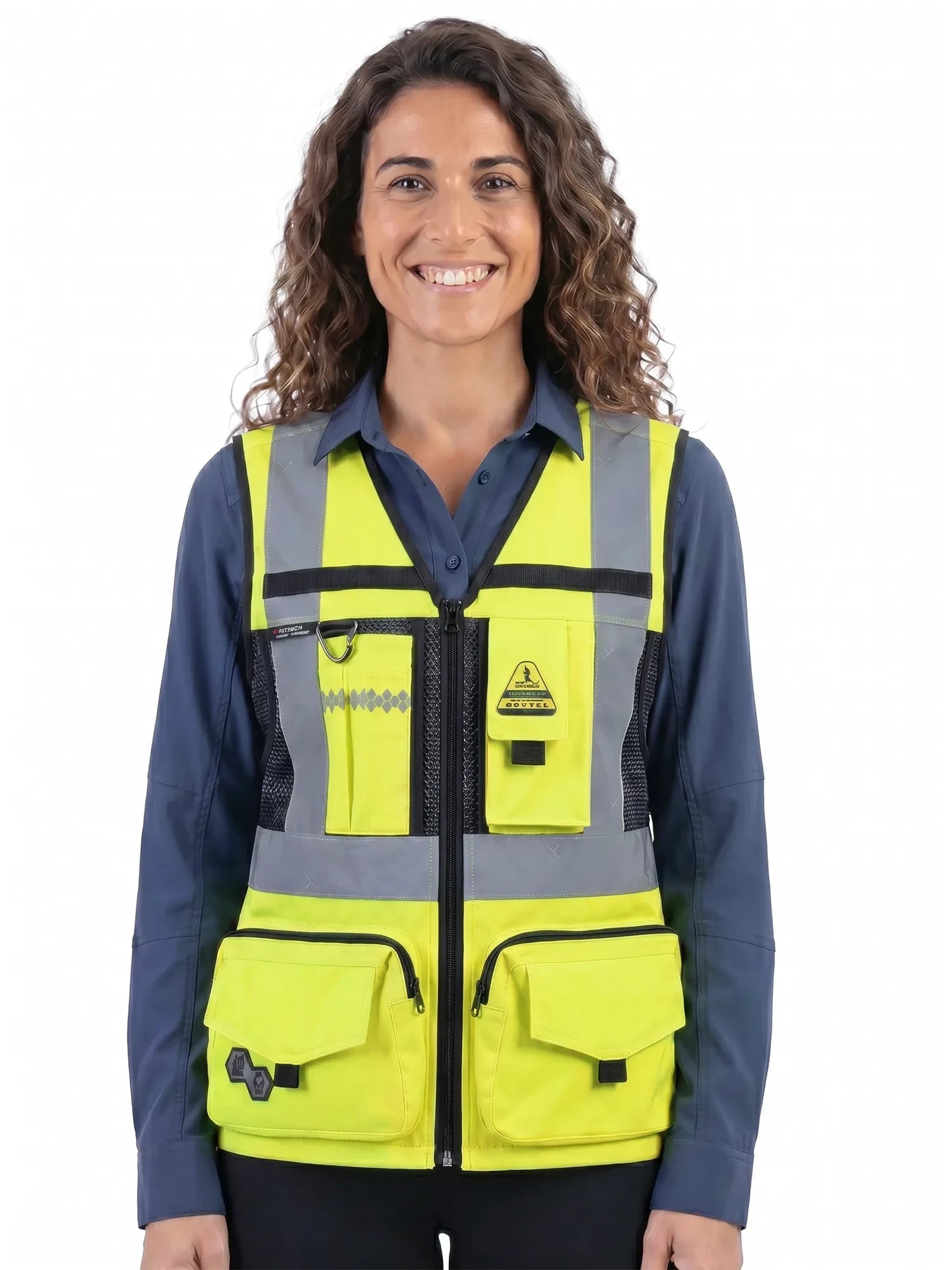 Chaleco Geólogo N1 Phoenix Peregrin Mujer – High Vis Premium - Anditek