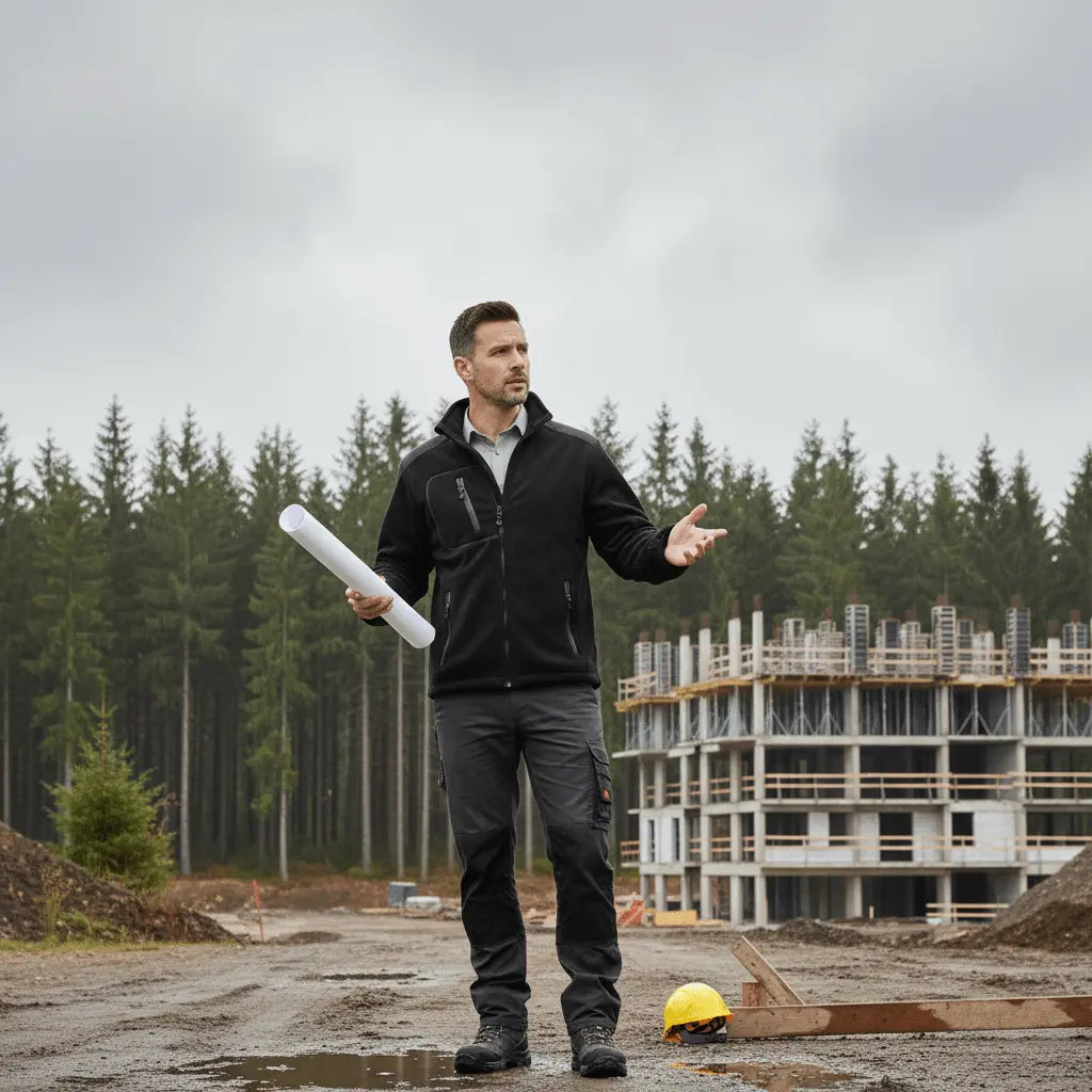 Chaqueta Micropolar Absolute Zero Polartec® Hombre Negro W - 4600 - Anditek