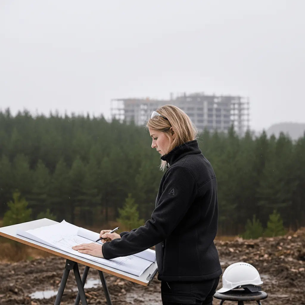 Chaqueta Micropolar Absolute Zero Polartec® Mujer Negro W - 4600 - Anditek