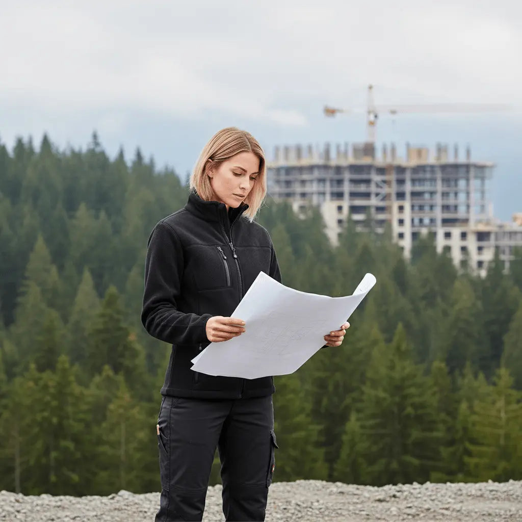 Chaqueta Micropolar Absolute Zero Polartec® Mujer Negro W - 4600 - Anditek