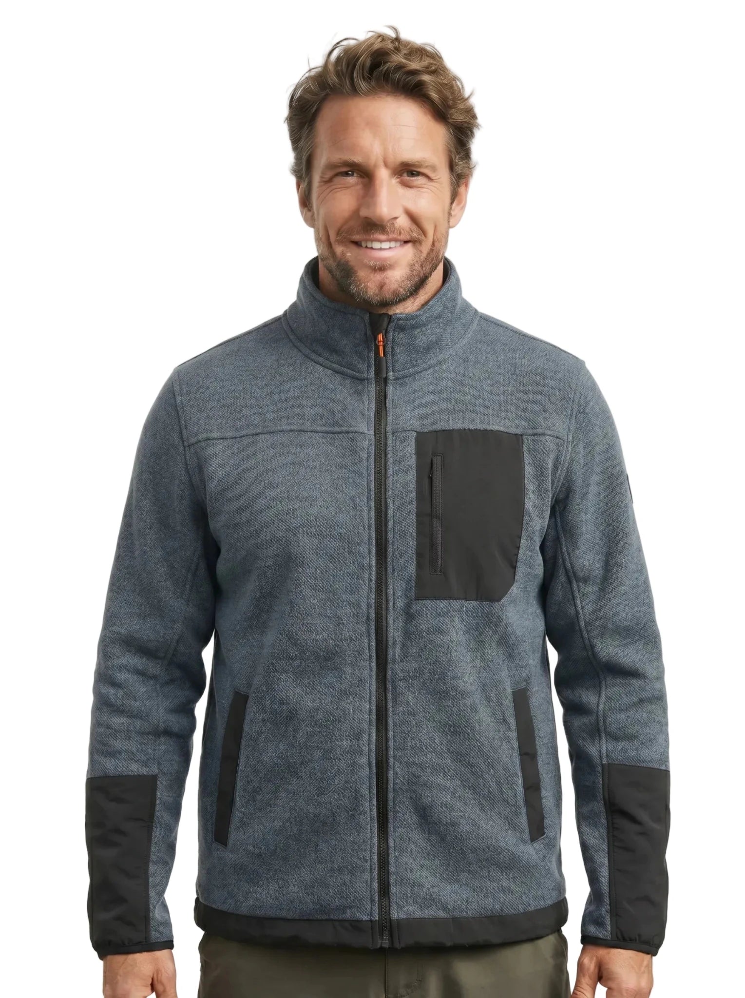 Chaqueta Polar Hombre Oxwear Altai – Tipo Sweater Thermafleece® Rip - Stop Cierre Full Zip Chile - Anditek