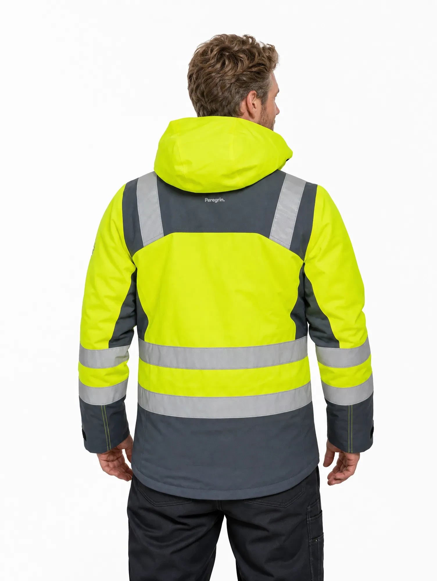 Parka Peregrin Orbital Hombre High Vis Naranjo y Amarillo – Impermeable Térmica EN 343 Clase 3:2