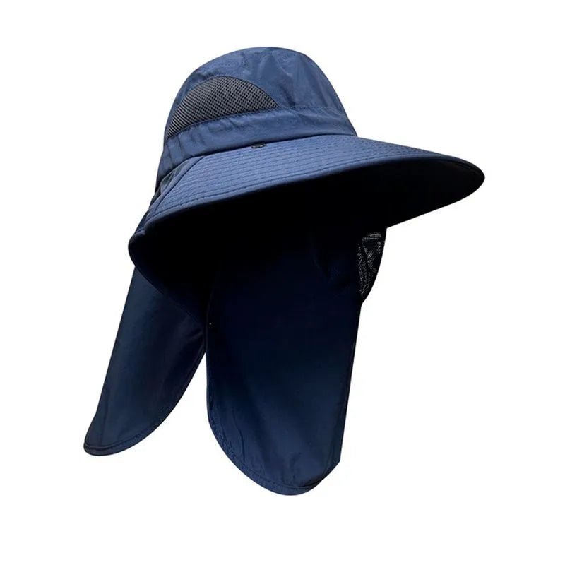 Gorro Legionario Azul con Cubrenuca y Tapa Boca – Protección UV - Anditek