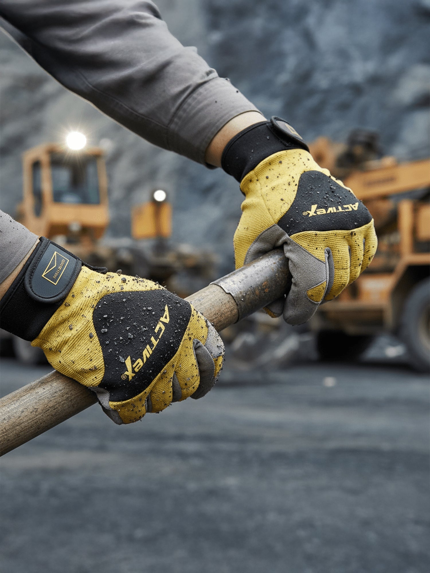 Guante Mecánico X1 con Palma Amara y Refuerzo Antivibración - Anditek