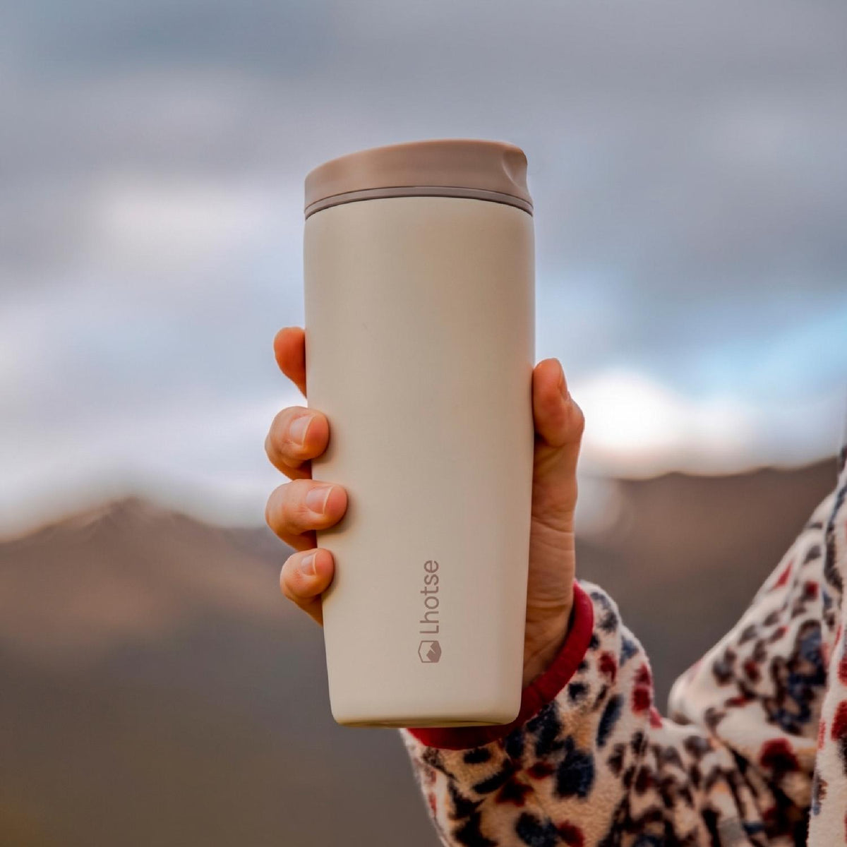 Vaso mug térmico Termicup 590 ml de acero inoxidable con tapa slider, Lhotse