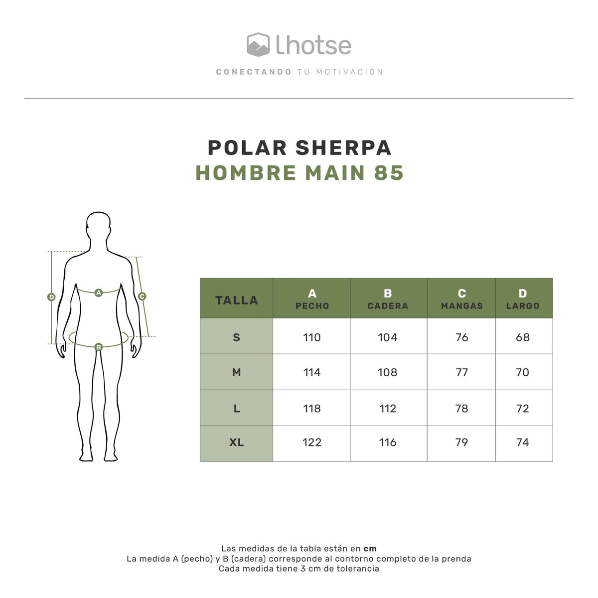 Polar Main en beige y verde