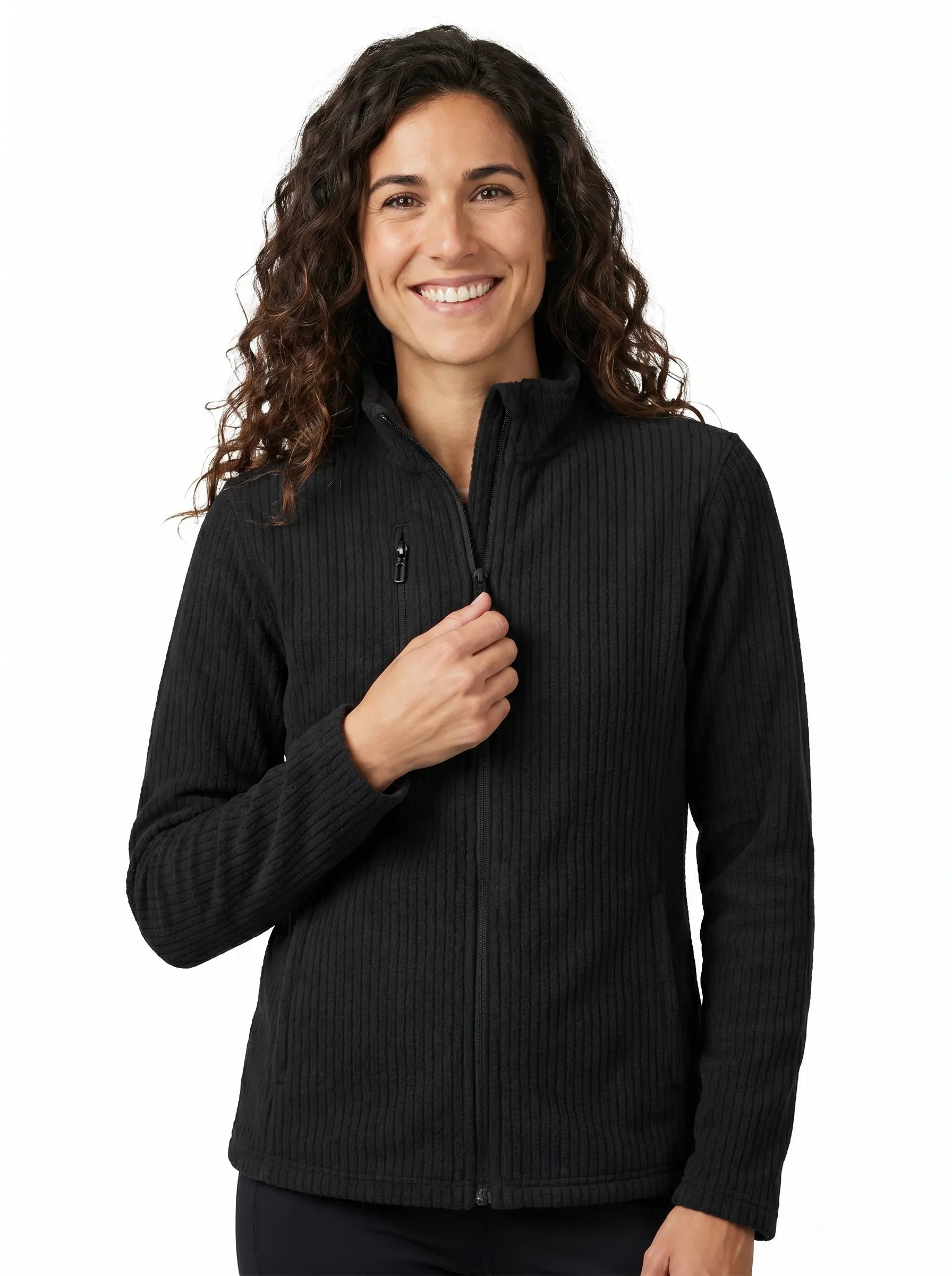 Chaqueta Polar Panal Corporativa Culpeo Mujer – Térmica Texturizada Anditek