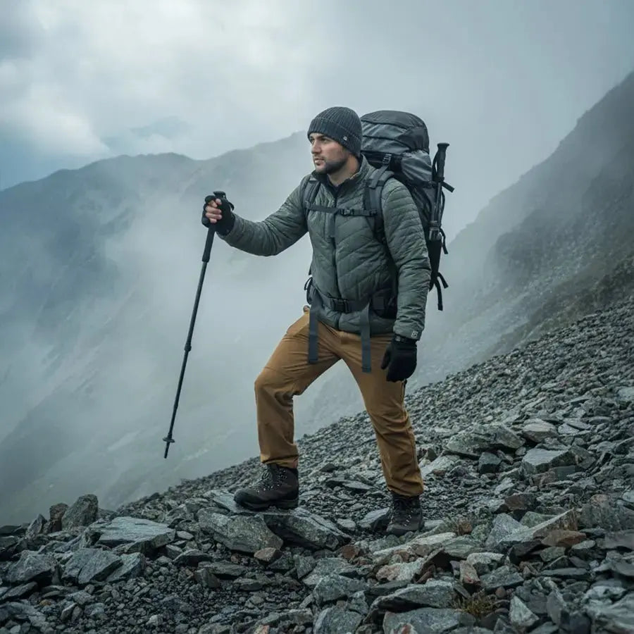 Parka Reversible Thinsulate Hombre negro/verde Z - 3000 - Anditek