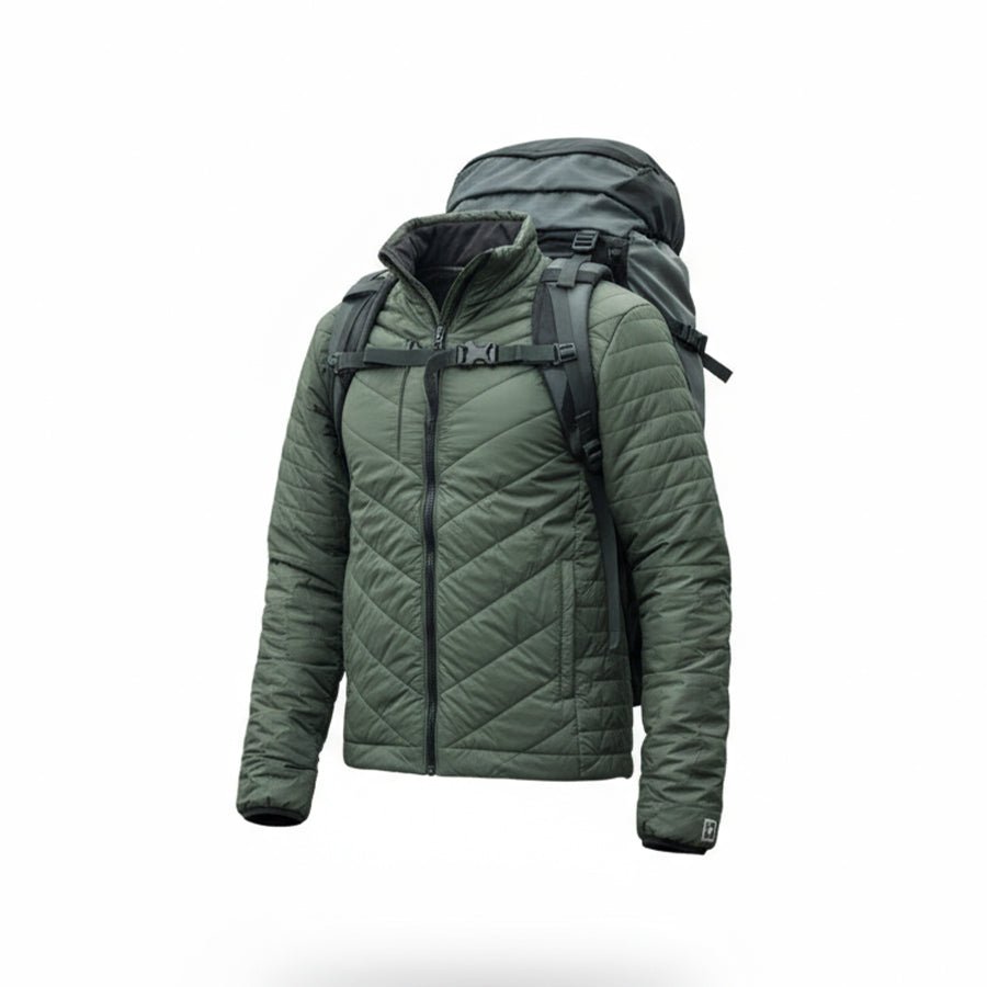 Parka Reversible Thinsulate Hombre negro/verde Z - 3000 - Anditek