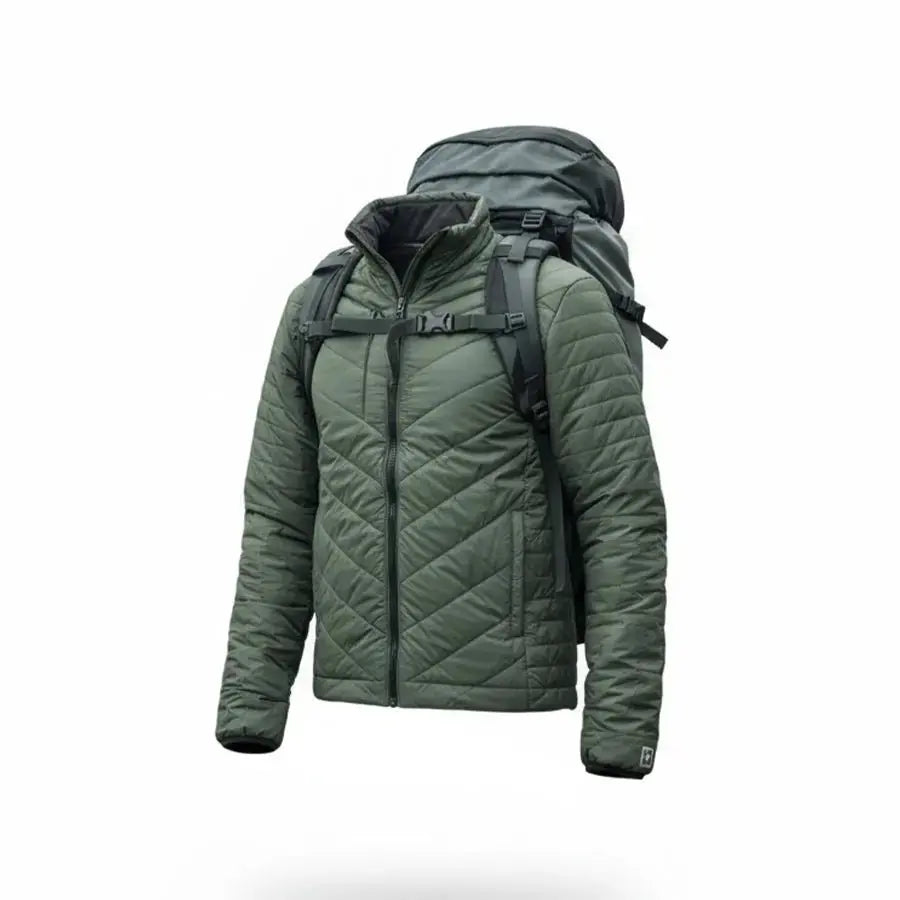 Parka Reversible Thinsulate Hombre negro/verde Z - 3000 - Anditek