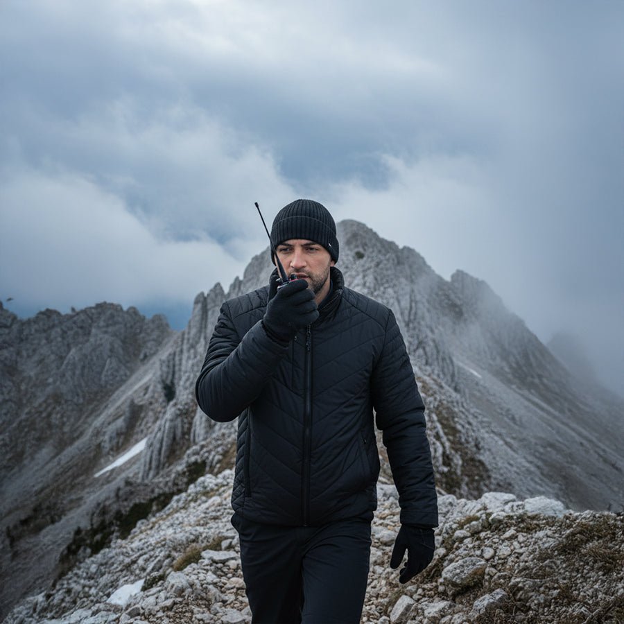 Parka Reversible Thinsulate Hombre negro/verde Z - 3000 - Anditek