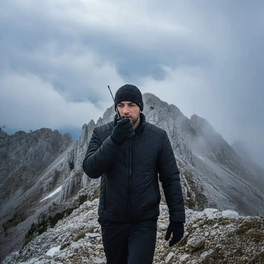 Parka Reversible Thinsulate Hombre negro/verde Z - 3000 - Anditek