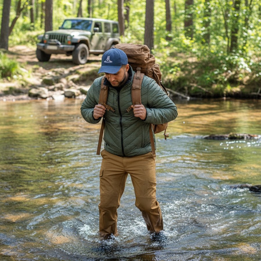 Parka Reversible Thinsulate Hombre negro/verde Z - 3000 - Anditek