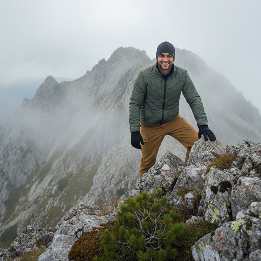 Parka Reversible Thinsulate Hombre negro/verde Z - 3000 - Anditek